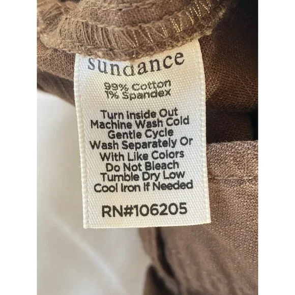 Sundance Size 6 Brown Everyday Explorer Shorts Cotton Stretch 31x 8.5"/6"cuff - Picture 7 of 16